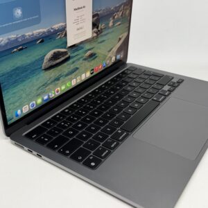 MacBook Air M3 256GB grijs /krasvrij /100% batt /garantie