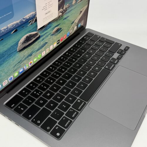 MacBook Air M3 256GB grijs /krasvrij /100% batt /garantie