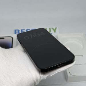 iPhone 14 Pro 128GB zwart /krasvrij glas /100% batt /garantie