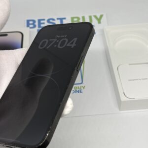 iPhone 14 Pro 128GB zwart /krasvrij glas /100% batt /garantie