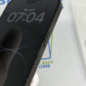iPhone 14 Pro 128GB zwart /krasvrij glas /100% batt /garantie
