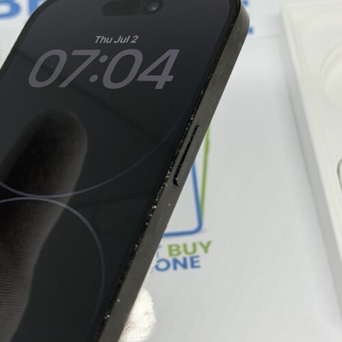 iPhone 14 Pro 128GB zwart /krasvrij glas /100% batt /garantie