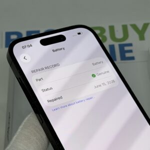 iPhone 14 Pro 128GB zwart /krasvrij glas /100% batt /garantie