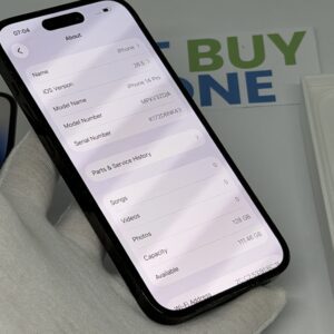 iPhone 14 Pro 128GB zwart /krasvrij glas /100% batt /garantie