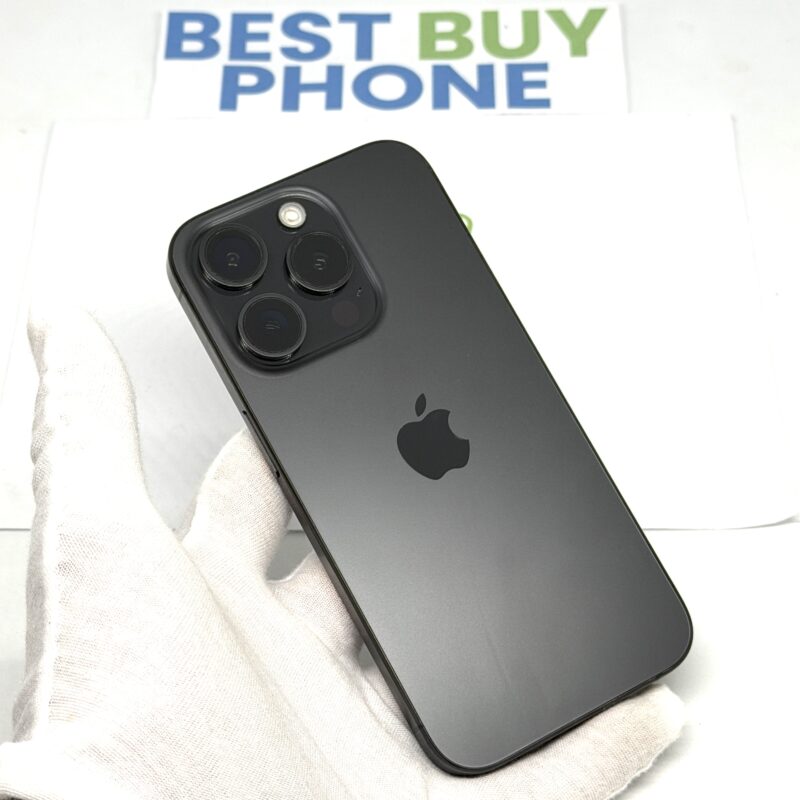iPhone 15 Pro 128GB zwart /licht gebruikt /100% batt /garantie