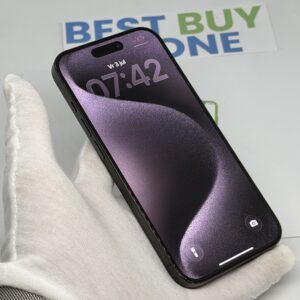 iPhone 15 Pro 128GB zwart /licht gebruikt /100% batt /garantie