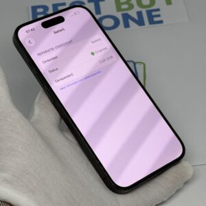 iPhone 15 Pro 128GB zwart /licht gebruikt /100% batt /garantie