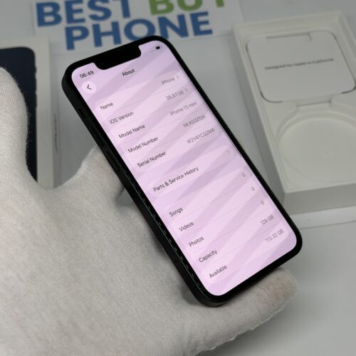 iPhone 13 mini 128GB zwart /zeer net /98% batt /garantie