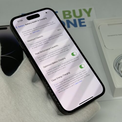 IMG_5365 2 iPhone 14 Pro 128GB zwart /krasvrij glas /86% batt /garantie
