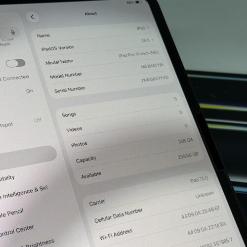 iPad Pro 11 inch M5 256GB 5G grijs /ongebruikt + 12 maanden garantie
