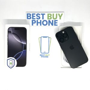 iPhone 16 Pro 128GB zwart /krasvrij scherm /89% batt /garantie