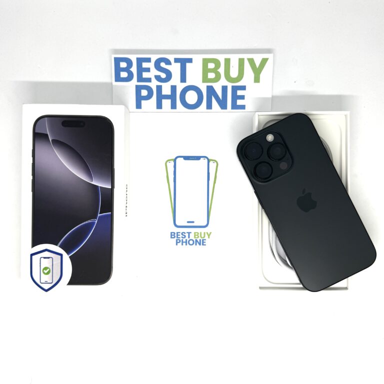 iPhone 16 Pro 128GB zwart /krasvrij scherm /89% batt /garantie