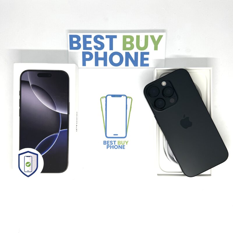 IMG_5408 2 iPhone 16 Pro 128GB zwart /krasvrij scherm /89% batt /garantie