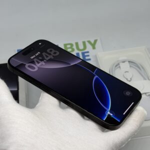 iPhone 16 Pro 128GB zwart /krasvrij scherm /89% batt /garantie
