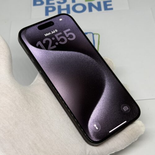 iPhone 15 Pro 256GB zwart /E-sim /krasvrij scherm /88% batt /garantie