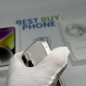 iPhone 14 256GB wit /87% batt /krasvrij glas /garantie