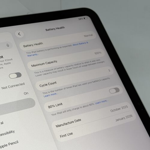 iPad 11e 128GB zilver /ongebruikt + 12 maanden garantie