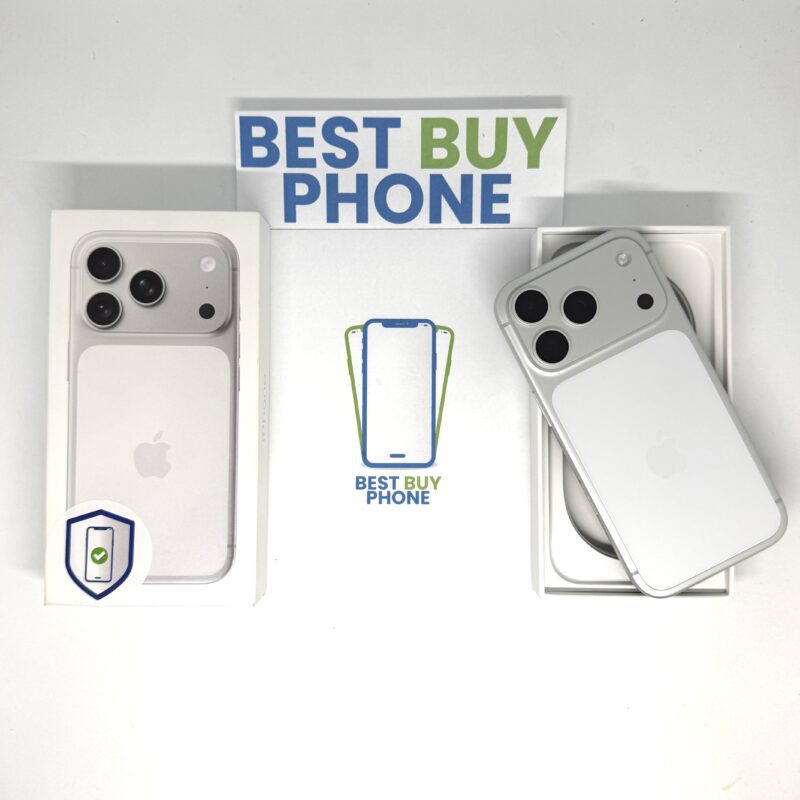 iPhone 17 Pro 256GB wit /krasvrij /100% batt /garantie