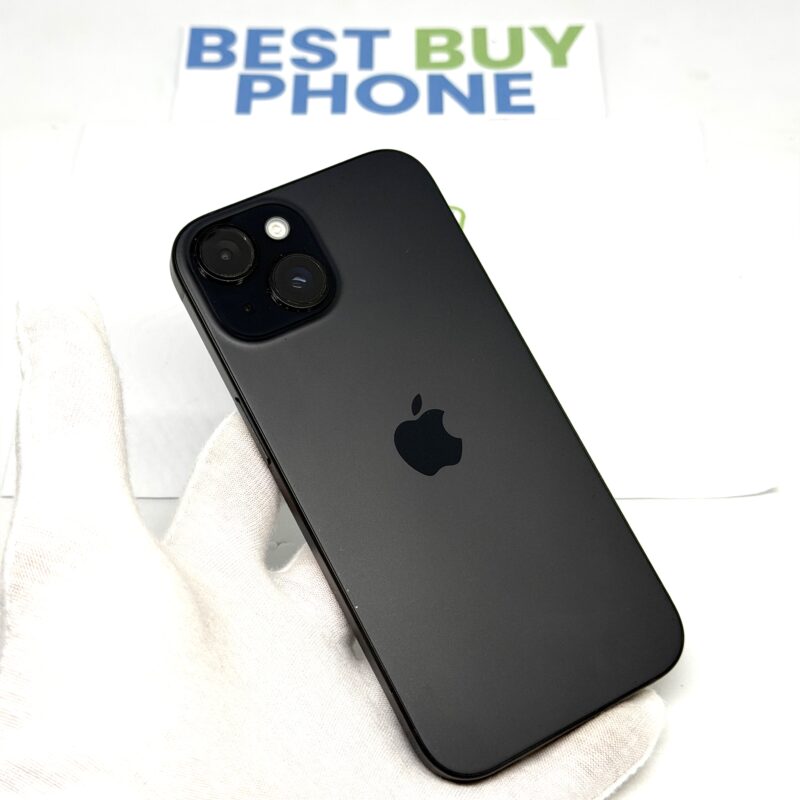 iPhone 15 128GB zwart /krasvrij scherm /85% batt /garantie