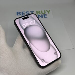 iPhone 15 128GB zwart /krasvrij scherm /85% batt /garantie