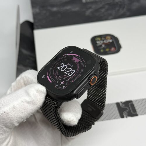 Apple Watch Ultra 2 zwart Milanese band /krasvrij /99% batt /garantie