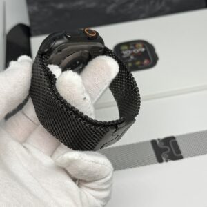 Apple Watch Ultra 2 zwart Milanese band /krasvrij /99% batt /garantie