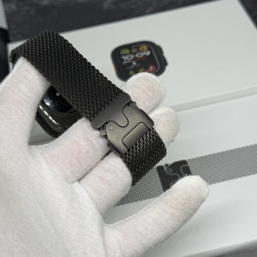 Apple Watch Ultra 2 zwart Milanese band /krasvrij /99% batt /garantie