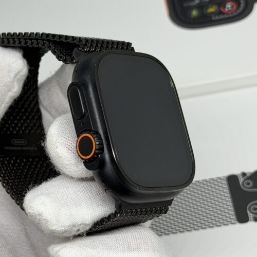 Apple Watch Ultra 2 zwart Milanese band /krasvrij /99% batt /garantie