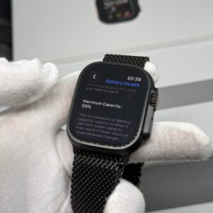 Apple Watch Ultra 2 zwart Milanese band /krasvrij /99% batt /garantie