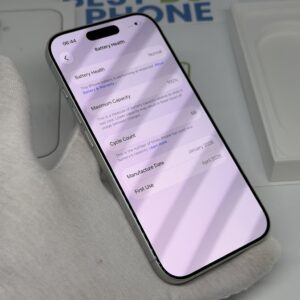 iPhone 17 256GB wit /100% batt /krasvrij /garantie