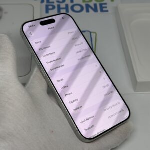 iPhone 17 256GB wit /100% batt /krasvrij /garantie