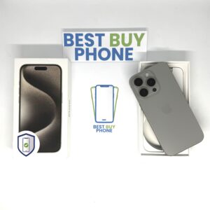 iPhone 15 pro 128GB grijs /zeer net /88% batt /garantie