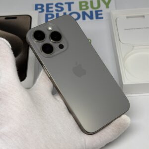 iPhone 15 pro 128GB grijs /zeer net /88% batt /garantie
