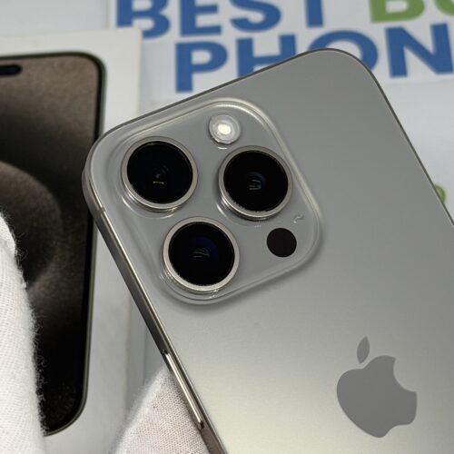 iPhone 15 pro 128GB grijs /zeer net /88% batt /garantie