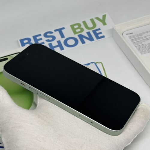 iPhone 15 128GB groen /100% batt /krasvrij /garantie