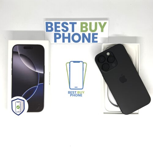 iPhone 16 Pro 256GB zwart /zeer net /93% batt /garantie