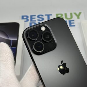 iPhone 16 Pro 256GB zwart /zeer net /93% batt /garantie