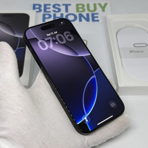 iPhone 16 Pro 256GB zwart /zeer net /93% batt /garantie