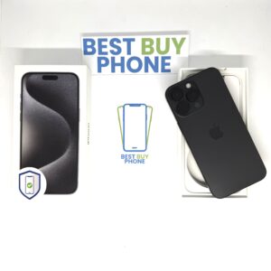 iPhone 15 Pro Max 256GB zwart /zeer net /93% batt /garantie