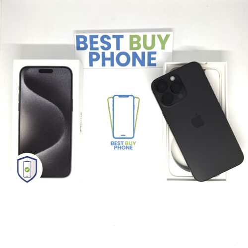 iPhone 15 Pro Max 256GB zwart /zeer net /93% batt /garantie