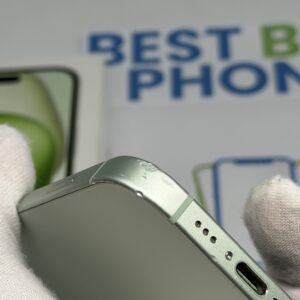 iPhone 15 256GB groen /licht gebruikt /89% batt /garantie