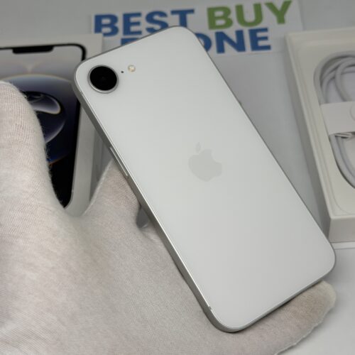 IMG_5939 2 iPhone 16E 128GB wit /krasvrij /100% batt /garantie