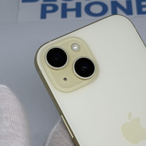 iPhone 15 256GB geel /100% batt /krasvrij /garantie