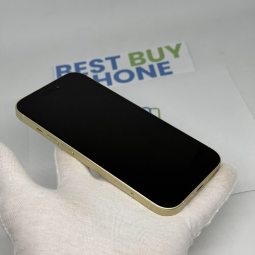 iPhone 15 256GB geel /100% batt /krasvrij /garantie