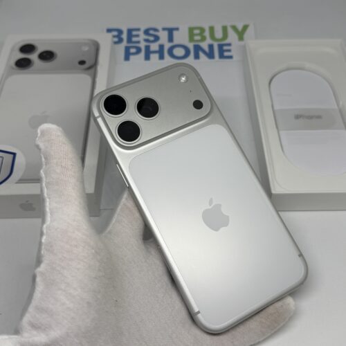 IMG_6097 iPhone 17 Pro Max 256GB zilver /krasvrij glas /100% batt /garantie