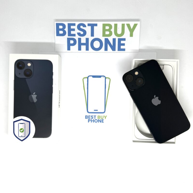 iPhone 13 mini 128GB zwart /krasvrij scherm /91% batt /garantie