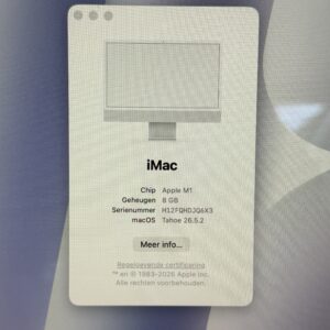IMG_6127 Apple iMac 2021 M1 1TB/ Touch ID numeriek zilver + garantie