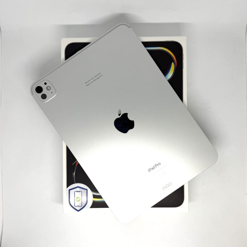iPad Pro 11 inch M4 256GB zilver /krasvrij /96% batt /garantie