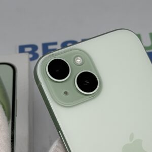 iPhone 15 128GB groen /zeer net /87% batt /garantie