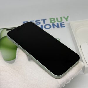 iPhone 15 128GB groen /zeer net /87% batt /garantie